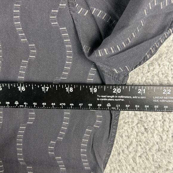 INC International Concepts Men's Small Black White Long Sleeve Button Up Shirt - Picture 5 of 11